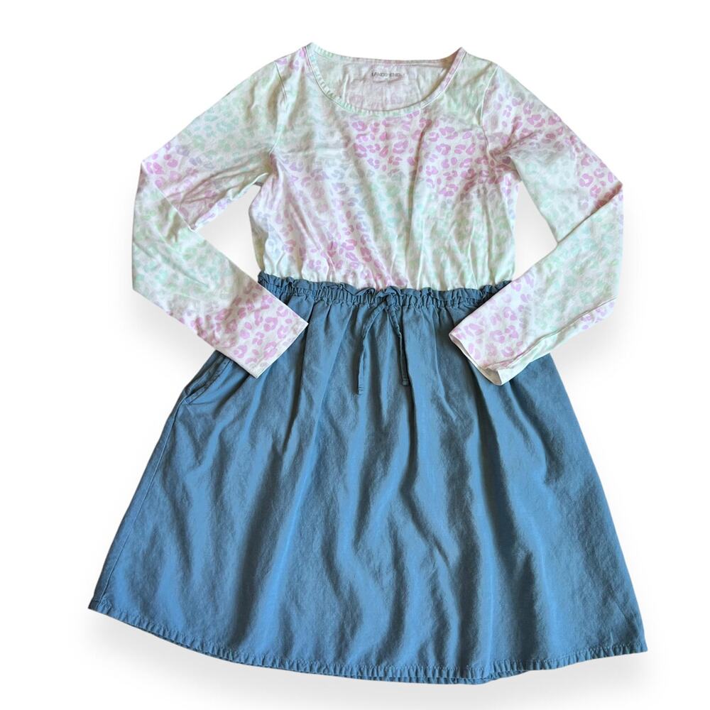 Lands End Long Sleeve Dress M 10/12